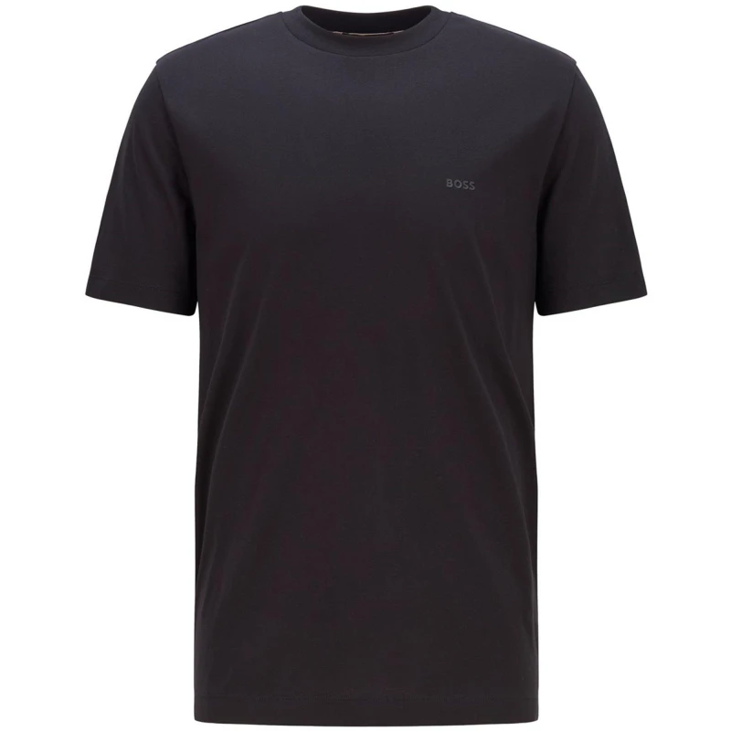 Image of Boss Mens HBB Thompson Tonal Logo T-Shirt Black 001 male Small