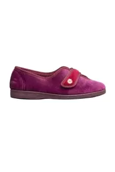 Image of Andrea Touch Fastening Slipper Slippers Slippers