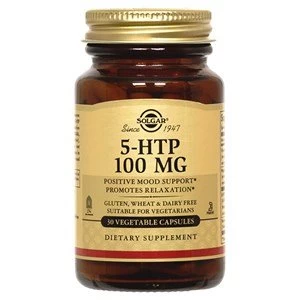 Image of Solgar 5 HTP L 5 Hydroxytryptophan 30 vegicaps