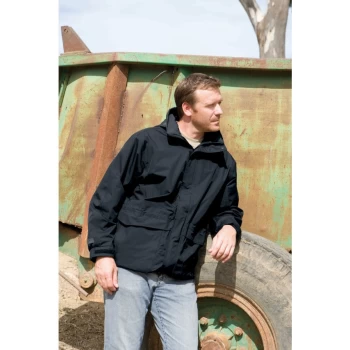 Image of TRA122 Benson II Mens Black 3-in-1 Jacket - Large