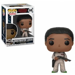 image of Lucas Ghostbuster Stranger Things Funko Pop Vinyl Figure