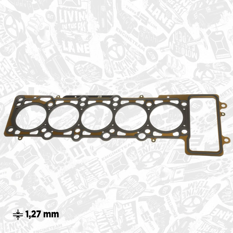 Image of ET ENGINETEAM TH0083 Head Gasket 1,27mm, Multilayer Steel (MLS) Gasket,cylinder head (318)