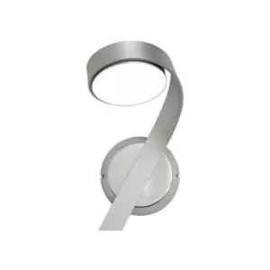 Image of Wall Lamp Right Switched, 1 x 10W LED, 3000K, 800lm, Silver, Polished Chrome - Luminosa Lighting