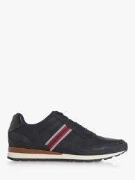 Dune Truro' Side Stripe Runners - 6 - navy