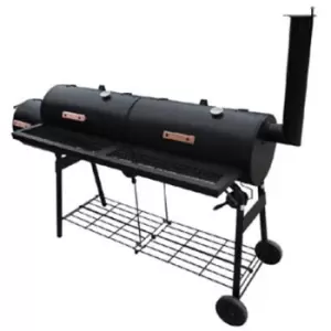 image of Smoker BBQ Nevada XL Black - Black - Vidaxl