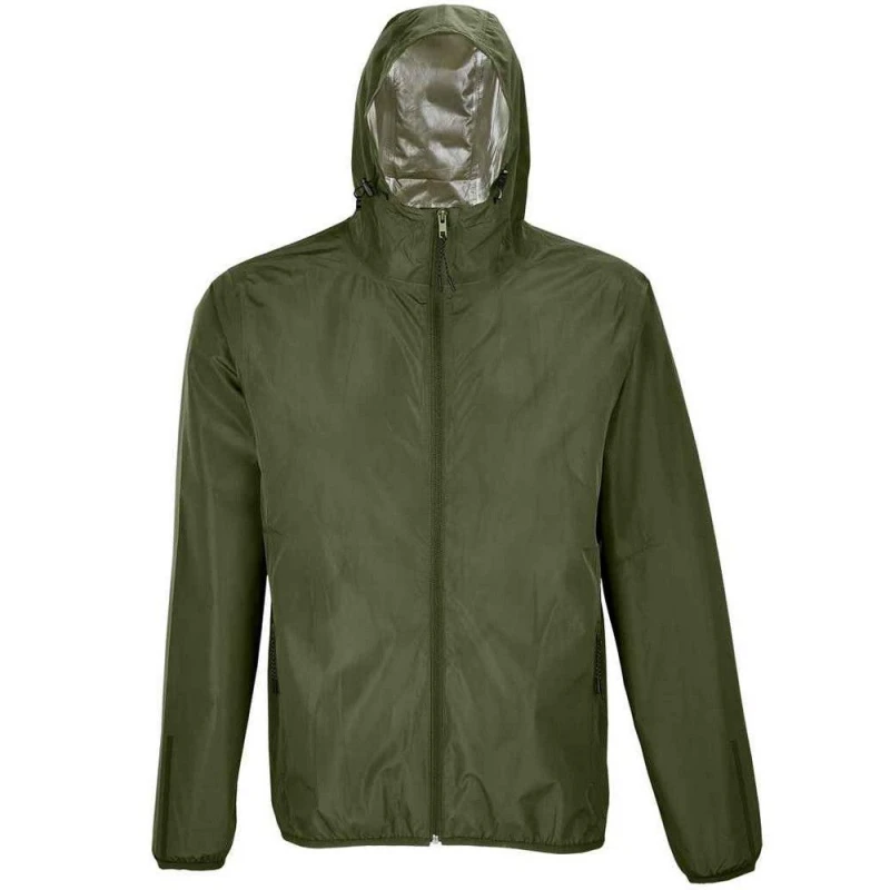 Image of NEOBLU Mens Andrea Waterproof Jacket in Khaki Size: XS Khaki Male XS