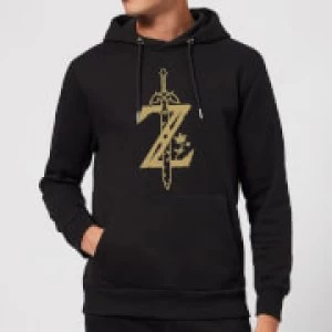 Image of Nintendo Legend Of Zelda Master Sword Hoodie - Black