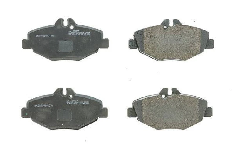 Image of AISIN BPMB-1030 Brake pad set Premium ADVICS by AISIN prepared for wear warning indicator Brake Pad Set,disc brake (402)