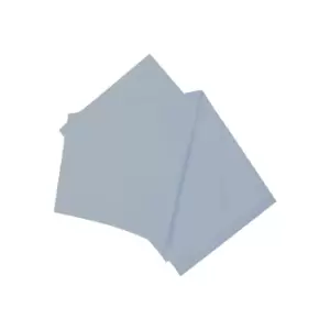 Image of Belledorm Brushed Cotton Fitted Sheet (Superking) (Blue)