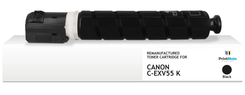 Image of PrintMate Canon C-EXV55 K. remanufactured toner. Black 23000p