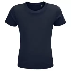 Image of SOLS Childrens/Kids Crusader Organic T-Shirt (10 Years) (French Navy)