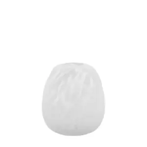 Image of Parnwell Vase Frosted White Speckle 17cm White