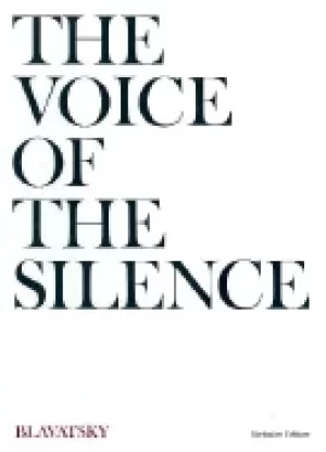 Image of voice of the silence being fragment from the book of the golden percepts