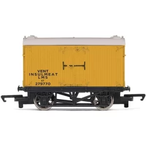 image of Hornby LMS Refrigerator Van Yellow Model