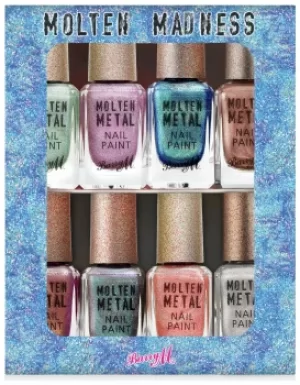Image of Barry M Cosmetics Molten Madness Nail Paint Set x 8