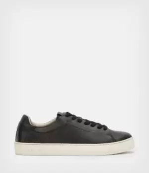 Image of AllSaints Mens Klip Leather Low Top Trainers, L, Size: UK 8/US 9/EU 42
