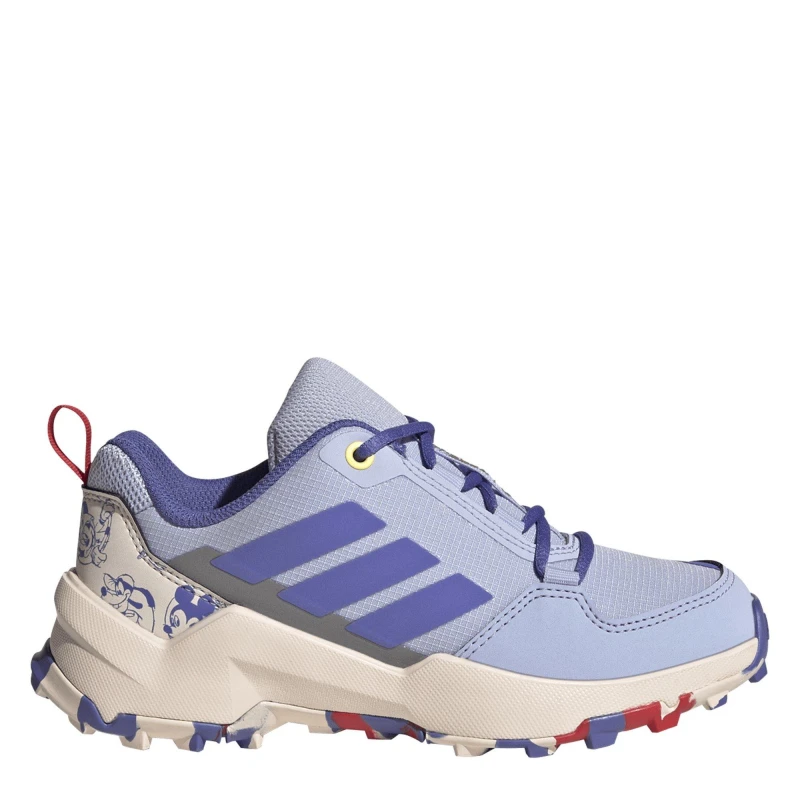 Image of adidas Unisex Kids Terrex AX4R Disney Mickey Mouse Non Waterproof Hiking Shoes Violet/Blu/Ruby unisex 3.5 (36)