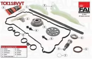 image of Timing Chain Kit FAI TCK118VVT