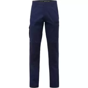 image of Hard Yakka Raptor Slim Fit Active Work Trousers Navy