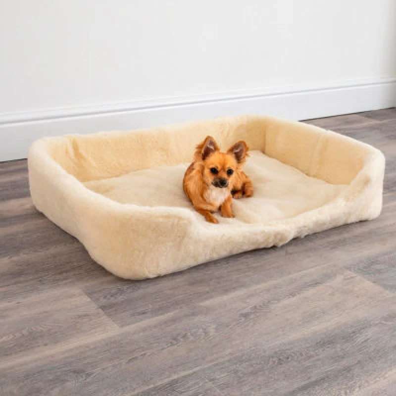Image of Native Natural Merino Wool Pet Bed - natural (white) Natural unisex