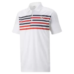 Puma Grint Polo Shirt Mens - White