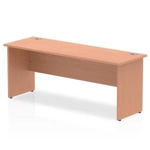 image of Trexus Desk Rectangle Panel End Leg 1800x600mm Beech Ref MI001732