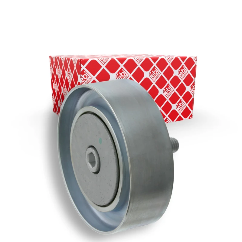 Image of FEBI BILSTEIN 23272 Idler Pulley with screw Metal Deflection/Guide Pulley,v-ribbed belt (312)