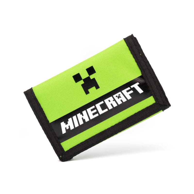 Image of Minecraft Velcro Wallet Green