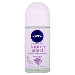 Image of Nivea Double Effect Violet Senses Roll On 50ml