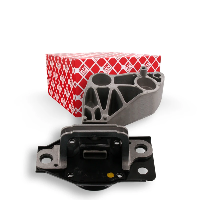 Image of FEBI BILSTEIN 34063 Engine mount Right, Hydro Mount Elastomer Engine Mounting (247)