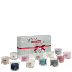 Image of Yankee Candle Christmas 2022 12 Filled Votive Gift Set