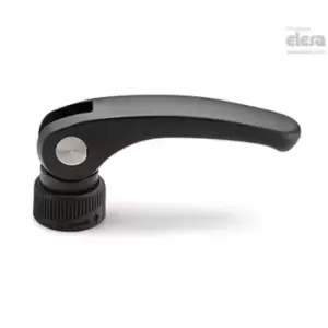 ELESA LAC Cam levers Technopolymer With adjustable ring-nut rotating pin with AI