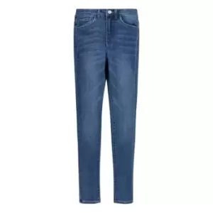 image of Levis 720 High Rise Skinny Jeans - Blue