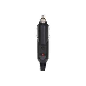 image of Maplin 12V Cigarette Lighter Plug with LED Power Indicator & Strain Relief