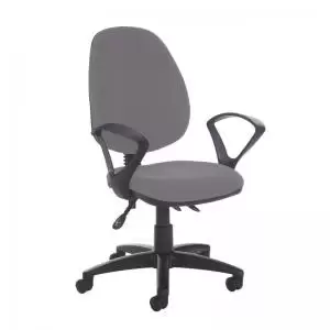 image of Jota high back asynchro operators chair with fixed arms - Blizzard