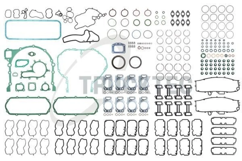 Image of Full Gasket Set, engine TRUCKTEC AUTOMOTIVE 04.10.118