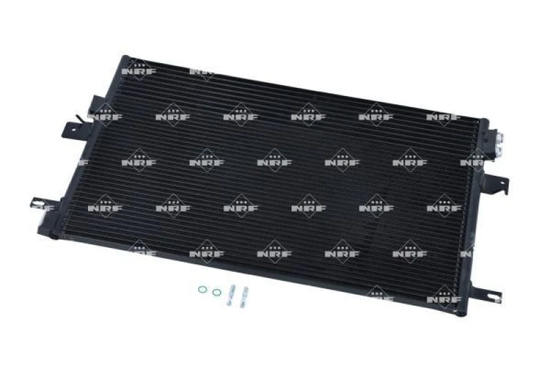 Image of NRF 350031 Condenser EASY FIT, with seal ring, with nitrogen filling Aluminium Condenser,air conditioning (448)