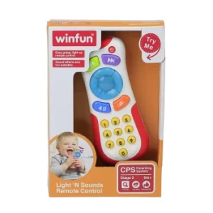 image of Winfun Pack of 2 Light and Sound Remote Control and Smart Phone Toys