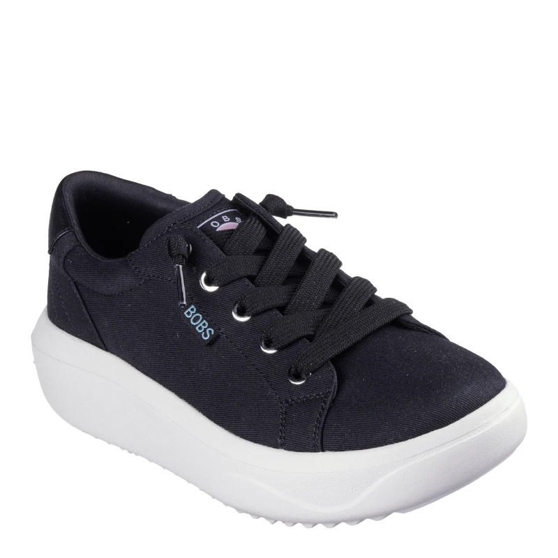 Image of Skechers Womens Popupsmax Classic Low-Top Trainers Black female 3 (36)