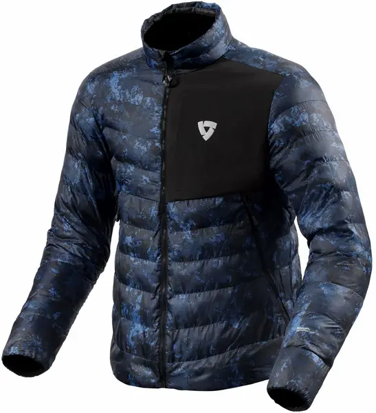 Image of REV'IT! Jacket Solar 3 Mid Layer Camo Blue Size XL
