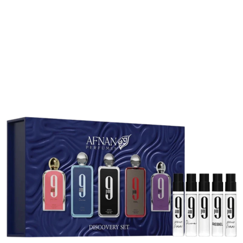 Image of Afnan 9PM Unisex Discovery Perfume Set a 5 x 2 ml AFNAN-75844