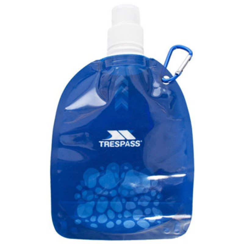 Image of Trespass Trespass Hydromini Collapsible Water Bottle in Blue Blue One Size Unisex 5054752041076