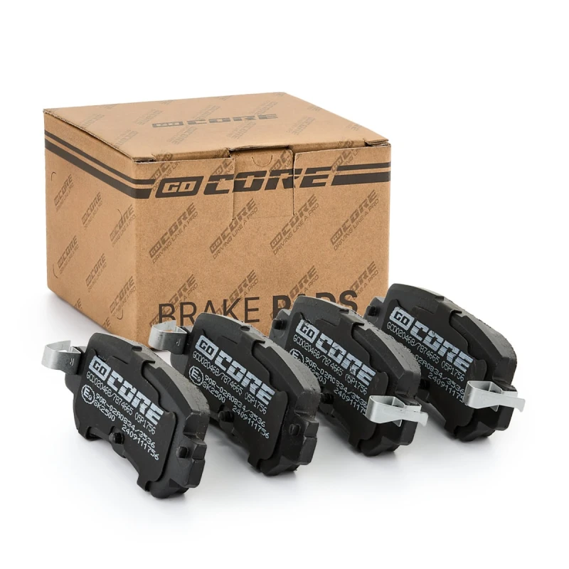 Image of goCORE GCD020468 Brake pad set with acoustic wear warning, with accessories Brake Pad Set,disc brake (402)
