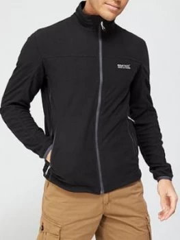 Image of Regatta Stanner Zip Through Fleece - Black, Size 2XL, Men
