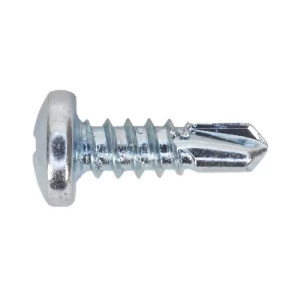 image of Sealey SDPH4213 Self Drilling Screw 4.2 x 13mm Pan Head Phillips Zinc D7504N