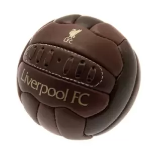Image of Liverpool FC Retro Heritage Mini Ball (One Size) (Brown)