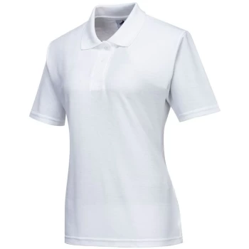 Image of Portwest B209WHRXL - sz XL Naples Ladies Polo Shirt Workwear - White