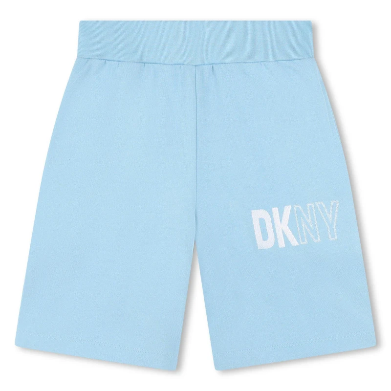 Image of DKNY Logo Shorts Juniors - Blue Blue One Size
