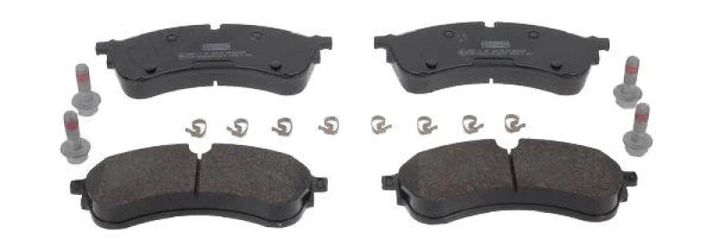 Image of CHAMPION 573844CH Brake pad set prepared for wear warning indicator Brake Pad Set,disc brake (402)