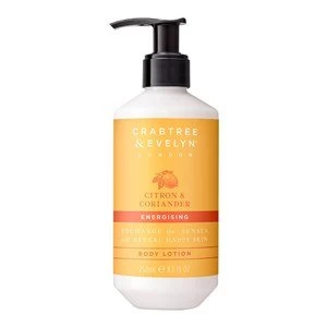 image of Crabtree & Evelyn Citron and Coriander Body Lotion 250ml